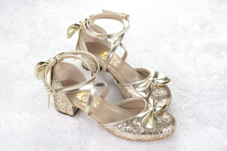Fairy Ballerina Glitter Shoes – Low Heel – Cotton Candy Feet