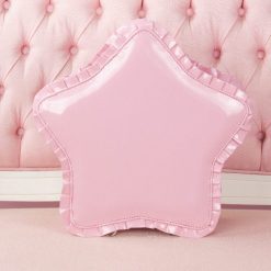 Shiny pink with glitter - Back